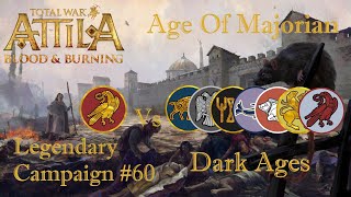 Total War Attila  Age of Majorian 30  Legendary Campaign  60  The Empire Strikes Back [upl. by Myke643]