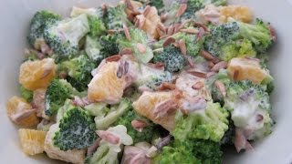 Broccolisalat med appelsin [upl. by Htebsil]