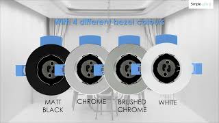 Our New GU10 Fire Rated Downlight From Simple Lighting [upl. by Eidnil355]