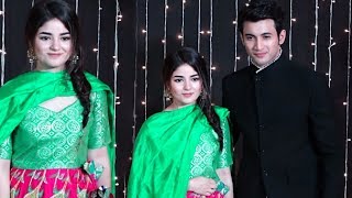 Zaira Wasim With Her Boyfriend At Priyanka Nick Jonas Wedding Reception [upl. by Ahsenra]