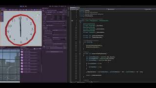 Unity C  Analog Clock using DateTimeNow [upl. by Aihsatal]