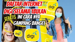 Cara Daftar Kuota Digi Selama 30 Hari Unlimited Terbaru 2021 [upl. by Nillor]