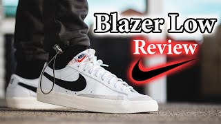 Nike Blazer Low Vintage WhiteSailBlack Review amp On Feet Best Affordable Sneaker of 2022 [upl. by Chapen]