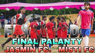 FINAL PALANTY KICK  JASMIN FC VS MISTI FC SARAIKELA LEDA FOOTBALL MATCH 2924 [upl. by Tigirb]