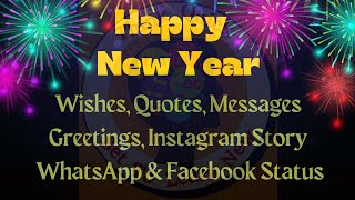 The Best New Year Wishes Quotes MessagesStatus Greetings for Friends Family Relatives [upl. by Noy]