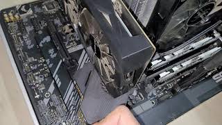 Issue ASUS TUF Gaming X570Plus Motherboard Doesnt Power ON Without CLR CMOS  PSU Paperclip Short [upl. by Mairem]