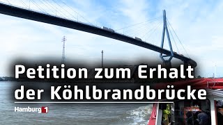 Erhalt der Köhlbrandbrücke  Senat soll Sanierung prüfen [upl. by Menell]