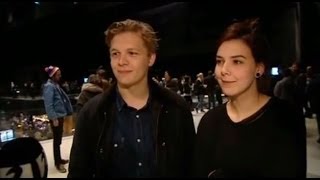 Nanna and Brynjar Of Monsters and Men Interview in Icelandic Translation in Description [upl. by Vasos892]