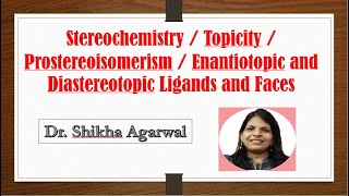 Topicity and Prostereoisomerism  Enantiotopic and Diastereotopic Ligands and Faces [upl. by Sucramraj665]