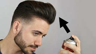 How to Make Your Hair Stay UP ALL DAY LONG Men’s Hair Tutorial  Alex Costa [upl. by Aihsekel]