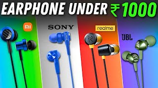 Top 5 Best Wired Earphones Under 1000⚡Best Earphones Under ₹1000 in 2024🔥 [upl. by Atniuq]