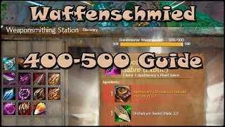 ➪ Guild Wars 2  einfacher Waffenschmied 400500 Guide [upl. by Eniledgam]