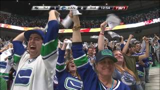 Ryan Kesler 21 Goal  Canucks Vs Sharks  R1G2 2013 Playoffs  050313  HD [upl. by Elag]