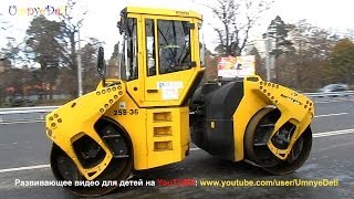 Каток Асфальтовый Спецтехника Bomag bw202 ad  Bomag bw120 ad Asphalt Rollers Roadwork [upl. by Eelitan]