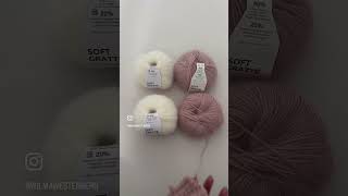 “Mohair yarn” for vegans 🌱🧶 [upl. by French]