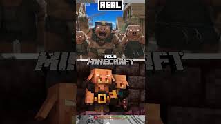 Minecraft  REAL AND GAME [upl. by Frerichs168]