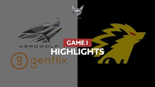 Game Highlight  Genflix Aerowolf VS ONIC Esports  MPL ID S6 Week 6 Day 1  Game 1 [upl. by Sorel]