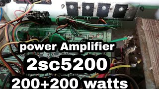 How to change 3055 to 2sc5200  Base  Collector  Emitter  Full Wiring  Amplifier Connection [upl. by Weylin]