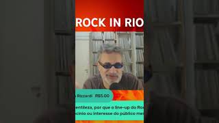 Escalação do ROCK IN RIO Ruim por que registadeu noticias podcast rockinrio2024 rock shorts [upl. by Ttevy]