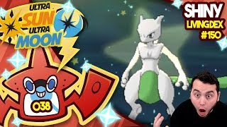 INCREDIBLE SHINY MEWTWO Quest For Shiny Living Dex 150  Ultra Sun and Moon 038 [upl. by Ruford975]