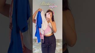 Meesho tops haul  Trendy tops from Meesho meeshohaul [upl. by Eirrotal790]