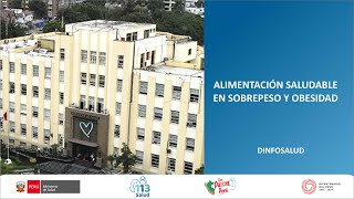 ALIMENTACIÓN SALUDABLE EN SOBREPESO Y OBESIDAD [upl. by Yelnik490]