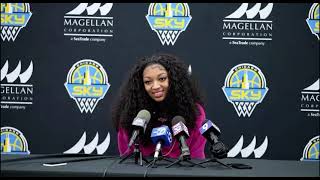 Chicago Sky Angel Reese Introductory Press Conference 42424 [upl. by Leahplar439]