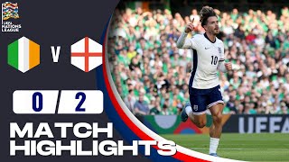 Ireland vs England  02  Highlights  UEFA Nations League 202425 [upl. by Lait]