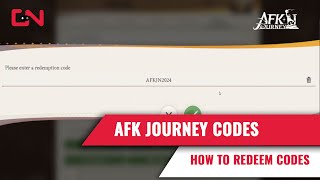 AFK Journey Codes amp How to Redeem Codes [upl. by Ominoreg]