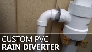 Custom PVC Rain Diverter 10 [upl. by Holder]