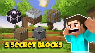 How to get secret blocks in Minecraft 🤫🤫 minecraft lokicraft viralvideos trending [upl. by Moorefield]