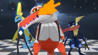 CH4NGE Skeledirge Inteleon amp Greninja Pokemon MMD [upl. by Gollin]