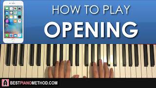 HOW TO PLAY  iPhone Ringtone  Opening Piano Tutorial Lesson [upl. by Aysab]