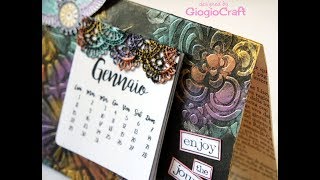 TutorialCome fare un calendario MixedMedia [upl. by Anelec101]