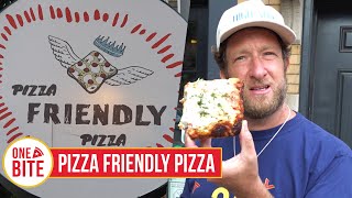 Barstool Pizza Review  Pizza Friendly Pizza Chicago IL presented by NASCAR [upl. by Ellord]