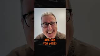 Find out about John Olivers unexpected vote in the election dreamguest podcast johnoliver [upl. by Ynavoj357]