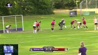 Bellows Falls Varsity Field Hockey vs Rutland September 16th 2024 [upl. by Etnoved]