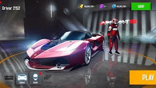 Asphalt 8 Mod Apk 🤠 Unlimited Money and All Car Unlocked by Ninja FF Gamer video viral trending [upl. by Marietta]