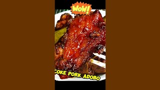 Cook Pork Ribs With A Twist Yummy Pork Adobo with Coca Cola porkadobo [upl. by Haceber]