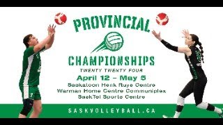 Sun 800am Ct 12 16U Women Provincial Volleyball Championships [upl. by Oalsinatse]