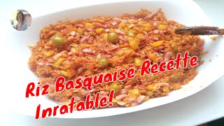 Riz Basquaise Recette Inratable [upl. by Barlow704]