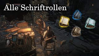 Alle Schriftrollen  Fundorte  Dark Souls 3 [upl. by Aimerej305]