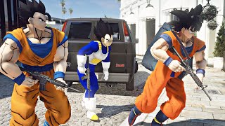 GOKU ASALTA LA JOYERIA DE MONDONGO  DRAGON BALL GTA V  eldanber [upl. by Rica463]