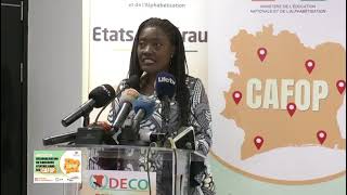 RECRUTEMENT REGIONALISE DU CAFOP  ADRESSE DE LA MENA PR MARIATOU KONE [upl. by Nonek]