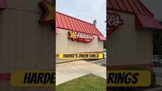 reviewing Hardee’s onion rings🤔 Hardees shorts foodie fastfood ￼ [upl. by Attevaj]