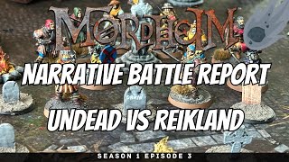 Mordheim Battle Report  Undead vs Reikland  S1E3 [upl. by Rammus596]