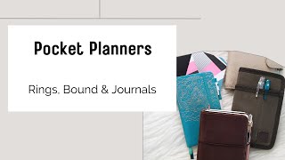 Pocket Size Planners and Journals for Every Need pocketplanner [upl. by Eekorehc]