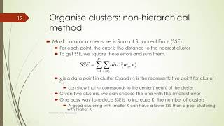 Non hierarchical cluster analysis explained [upl. by Benedix]