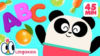 LINGOKIDS ABC VEGGIES 🍊🥑🍉  More Food Songs for Kids  Lingokids [upl. by Thedrick372]