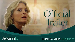 Signora Volpe  Season 2 Official Trailer  Acorn TV [upl. by Annekam]